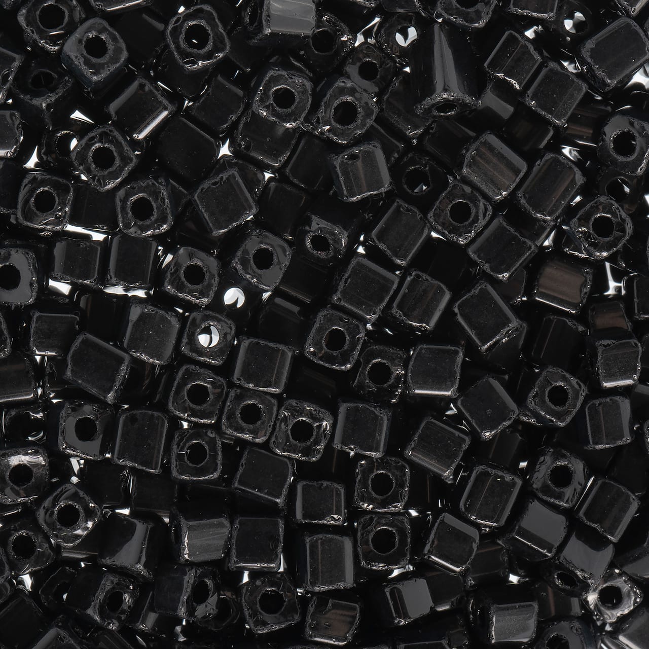 John Bead 3.4mm Czech Glass Cube Seed Beads, 22g